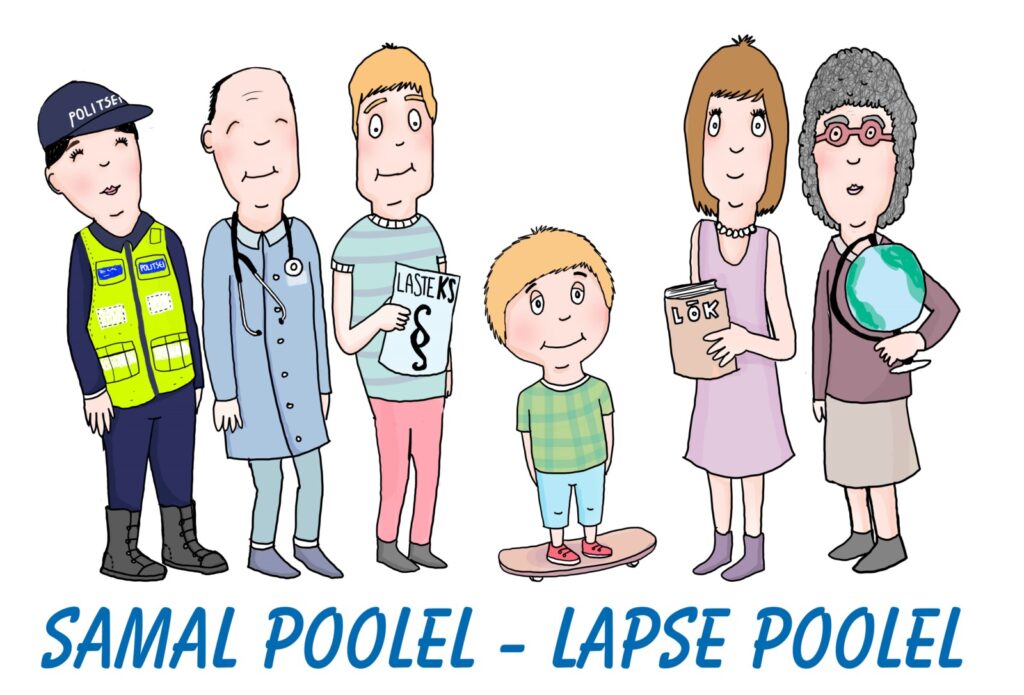 Samal poolel - lapse poolel